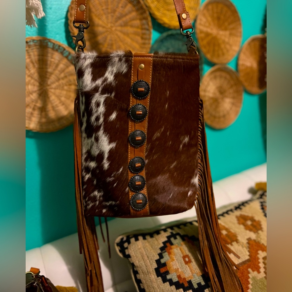NWOT Myra Crossbody Cowhide Bag